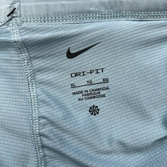 Nike Running Shorts Size XL Mens Dri Fit Stride 5" 2 in 1 Turquoise Teal $65 - Picture 11 of 12